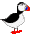 Animated puffin