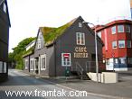 Café next to the harbour - Eystaravág, Tórshavn