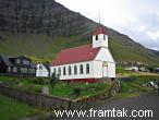 Kunnoy village church on Kunnoy